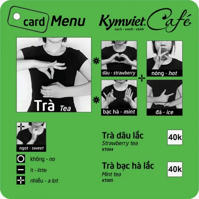 Trà dâu · bạc hà · 40k